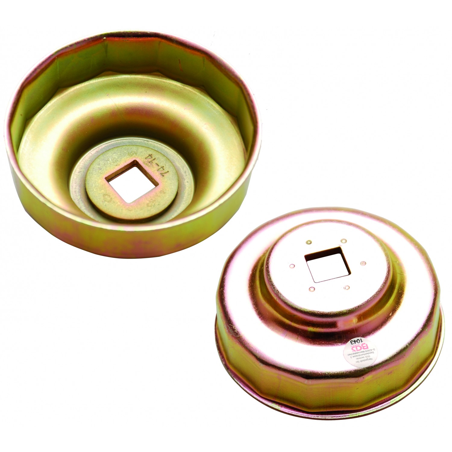 Чашка для съема масляных фильтров BMW K / R 4-valve, 74 x 14 (1043)
