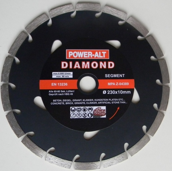 Deimantinis pjovimo diskas 230 mm (PA0230)