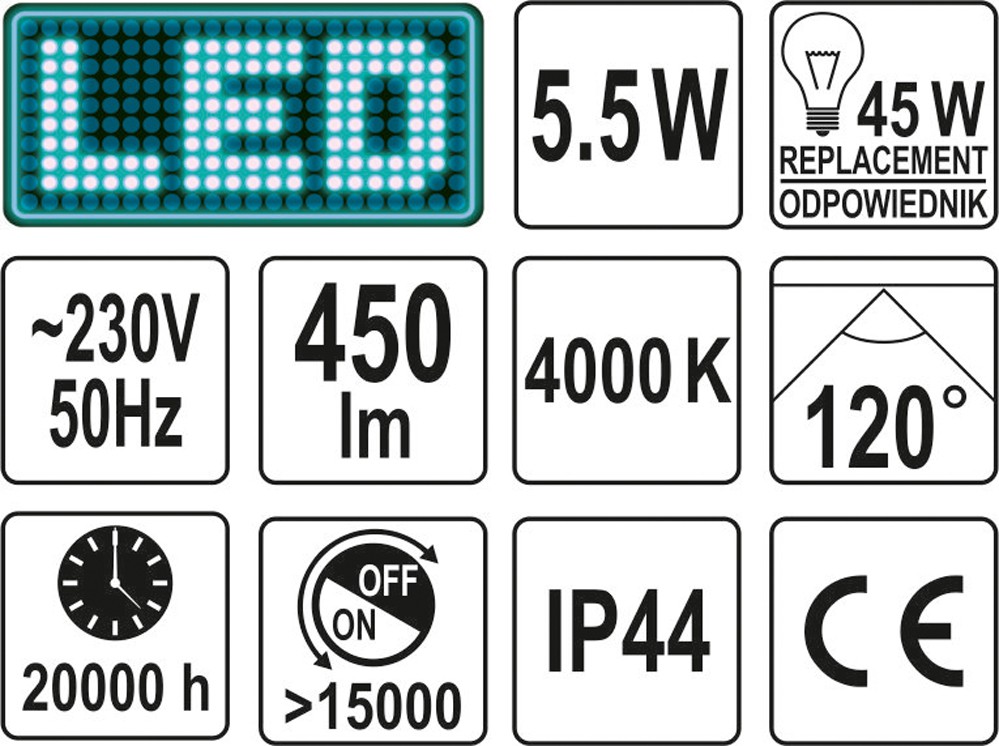 WALL LED LAMP 5,5W (YT-81833)