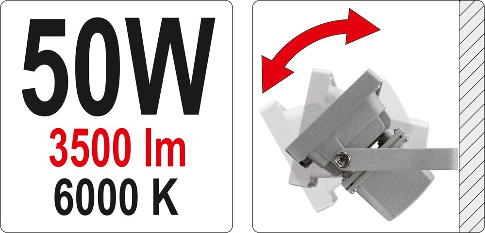 LED LAMP 50W, 3500LM (YT-81806)