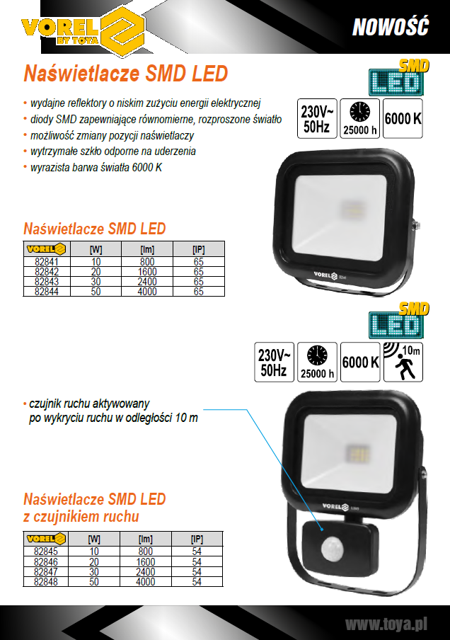 Светодиодный прожектор LED 50Вт (82844)