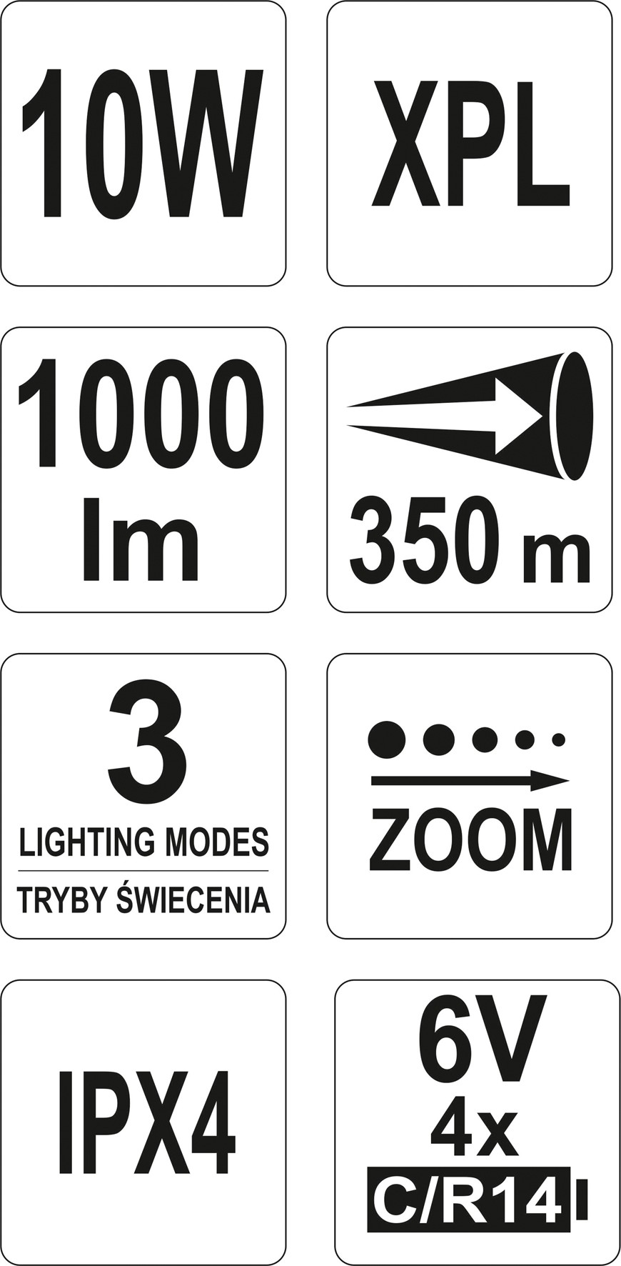 Светодиодный фонарь Led CREE  XP-L 10В (YT-08567)