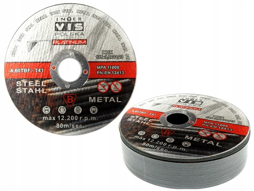 Pjovimo diskas metalui | 125x1.0x22,2 (SK11008)