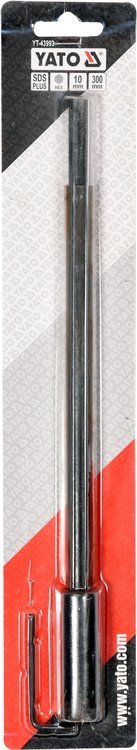 Ilgintuvas gręžimo karūnai TCT | SDS plus | 10 mm Hex (YT-43993)