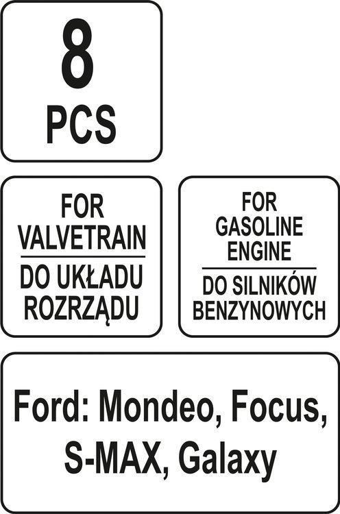Variklio fiksavimo įrankių rinkinys | Ford  (YT-06026)