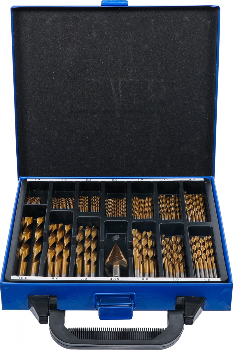 Twist & Step Drill Set | HSS | titanium nitrated | 1 - 10 mm | 119 pcs. (2009)