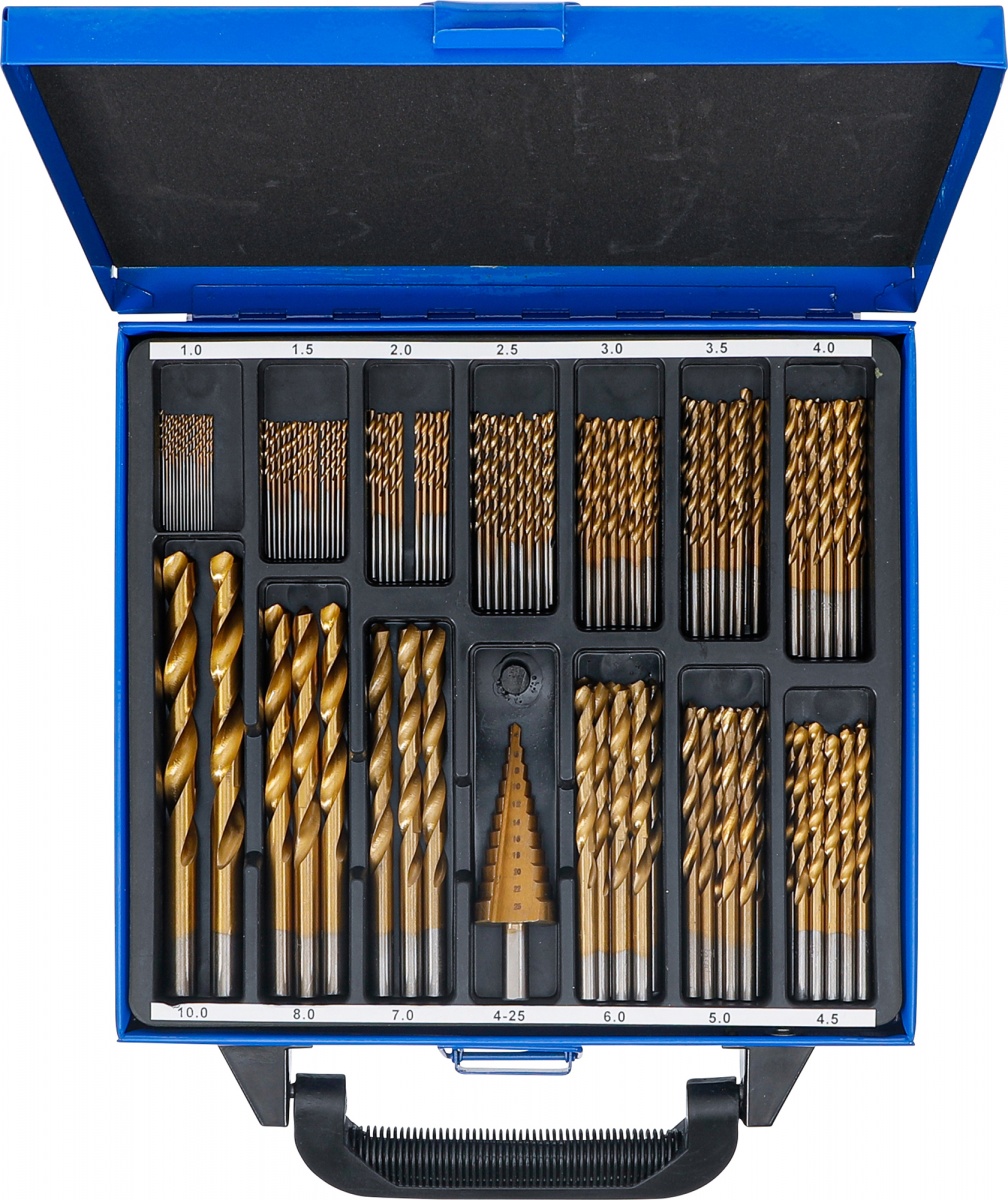 Twist & Step Drill Set | HSS | titanium nitrated | 1 - 10 mm | 119 pcs. (2009)