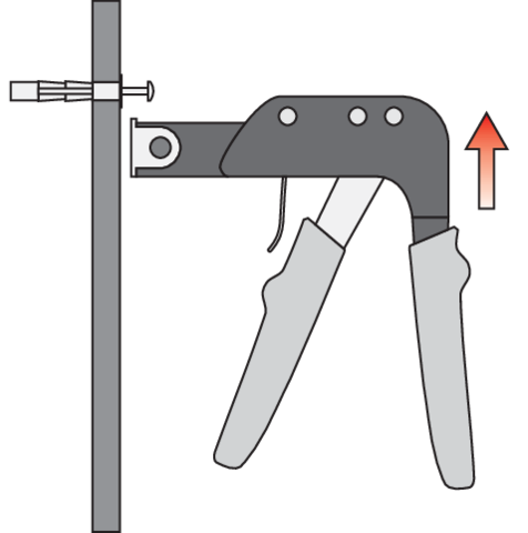 Anchor/pin (molly) fixing pliers (04320)