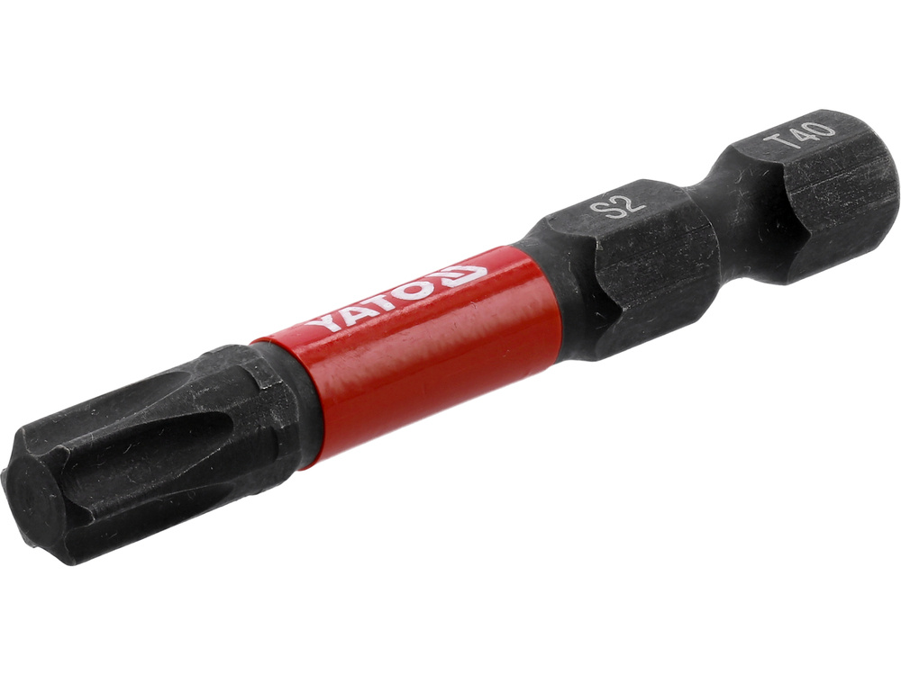 Antgaliai smūginiai | 6,3 mm (1/4") | S2 | T-Star (Torx) T40 | 2 vnt. (YT-78057)