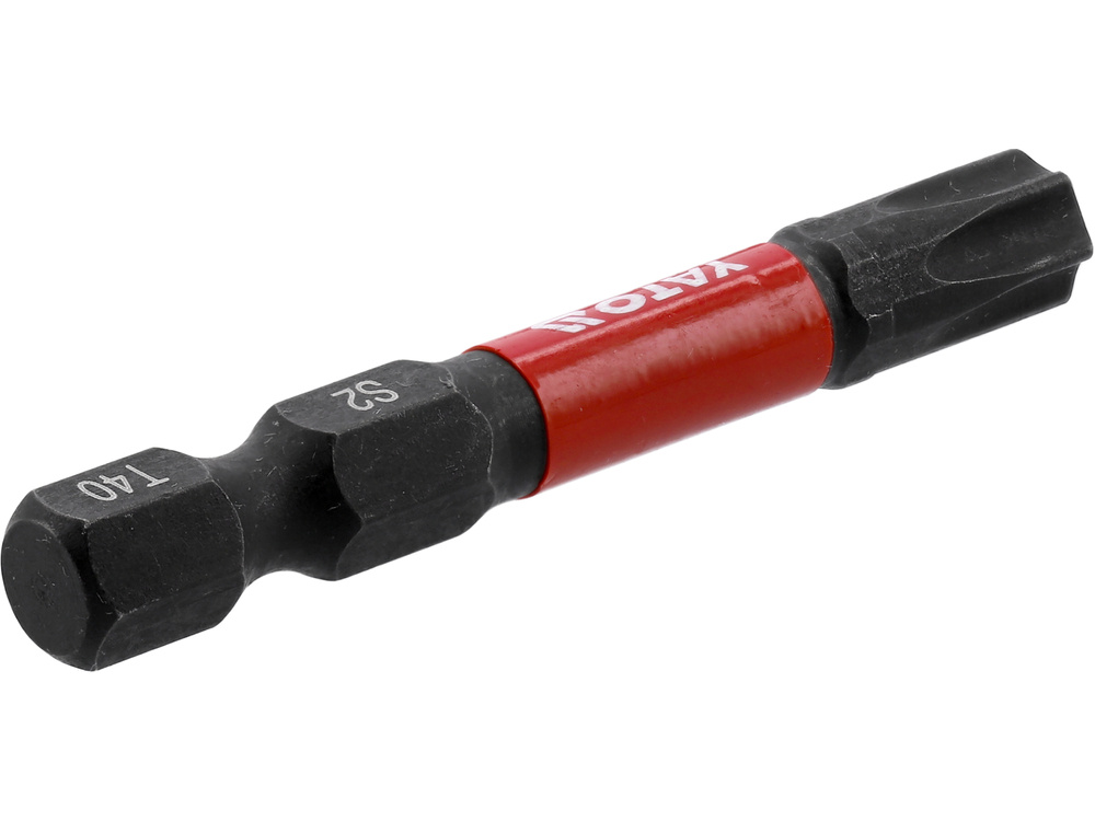 Antgaliai smūginiai | 6,3 mm (1/4") | S2 | T-Star (Torx) T40 | 2 vnt. (YT-78057)