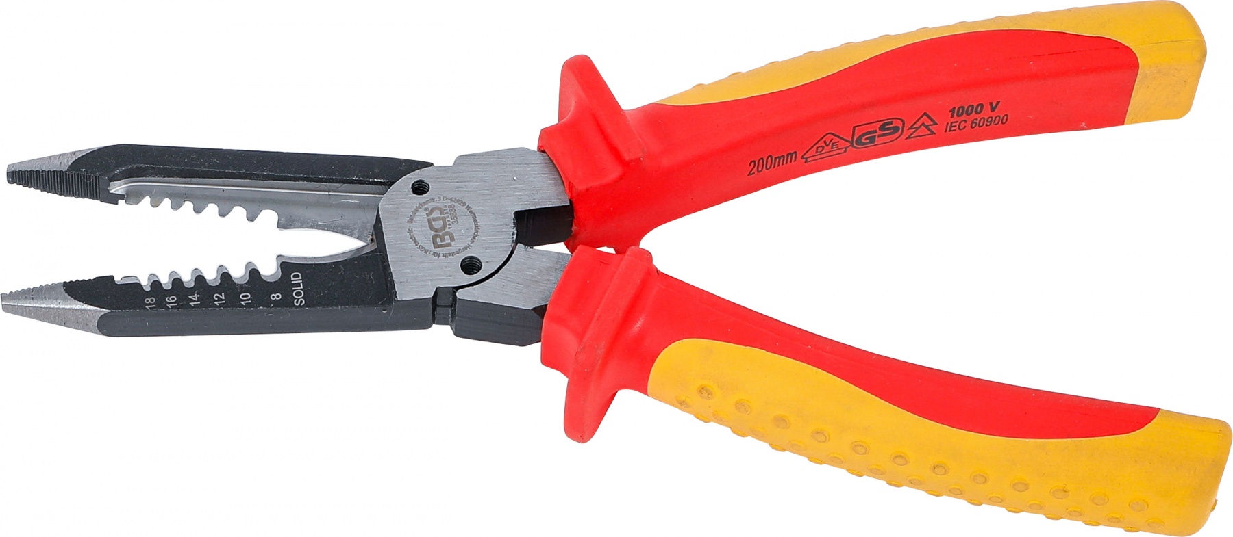 VDE Wire Stripping Pliers | 200 mm (35888B)