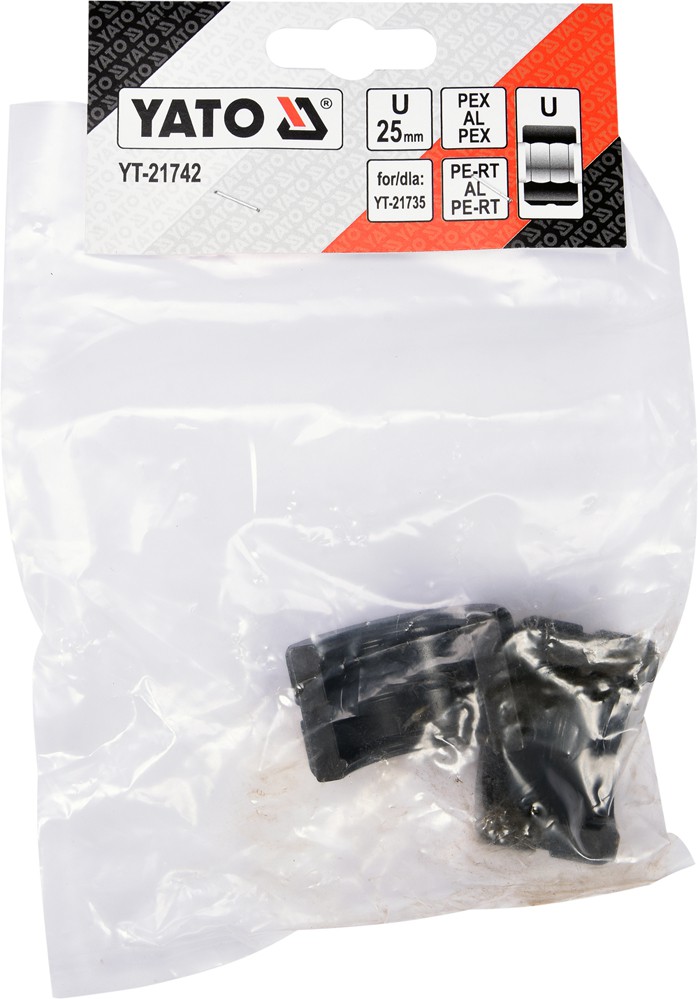 Вкладыши для пресс-инстр. тип U 25мм (YT-21742)