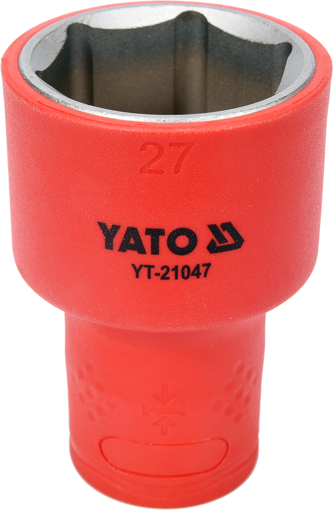 Головка торцевая диэлек. VDE 1/2" 27мм (YT-21047)