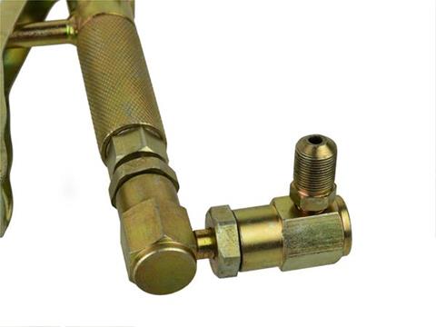 Pistoletas pneumatiniam švirkštui + metalinė ir guminė žarna (G01129A)