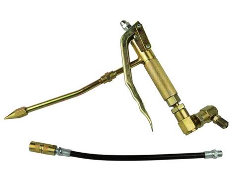 Pistoletas pneumatiniam švirkštui + metalinė ir guminė žarna (G01129A)