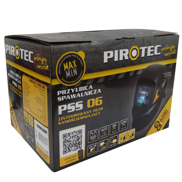Suvirinimo skydelis su automatiškai tamsėjančiu filtru (PSS 06)