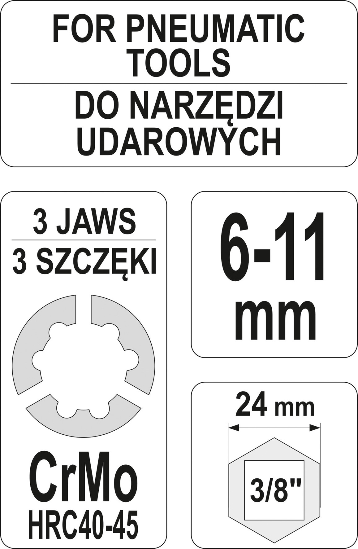 Smeigių išsukėjas | 6-11 mm (YT-06255)