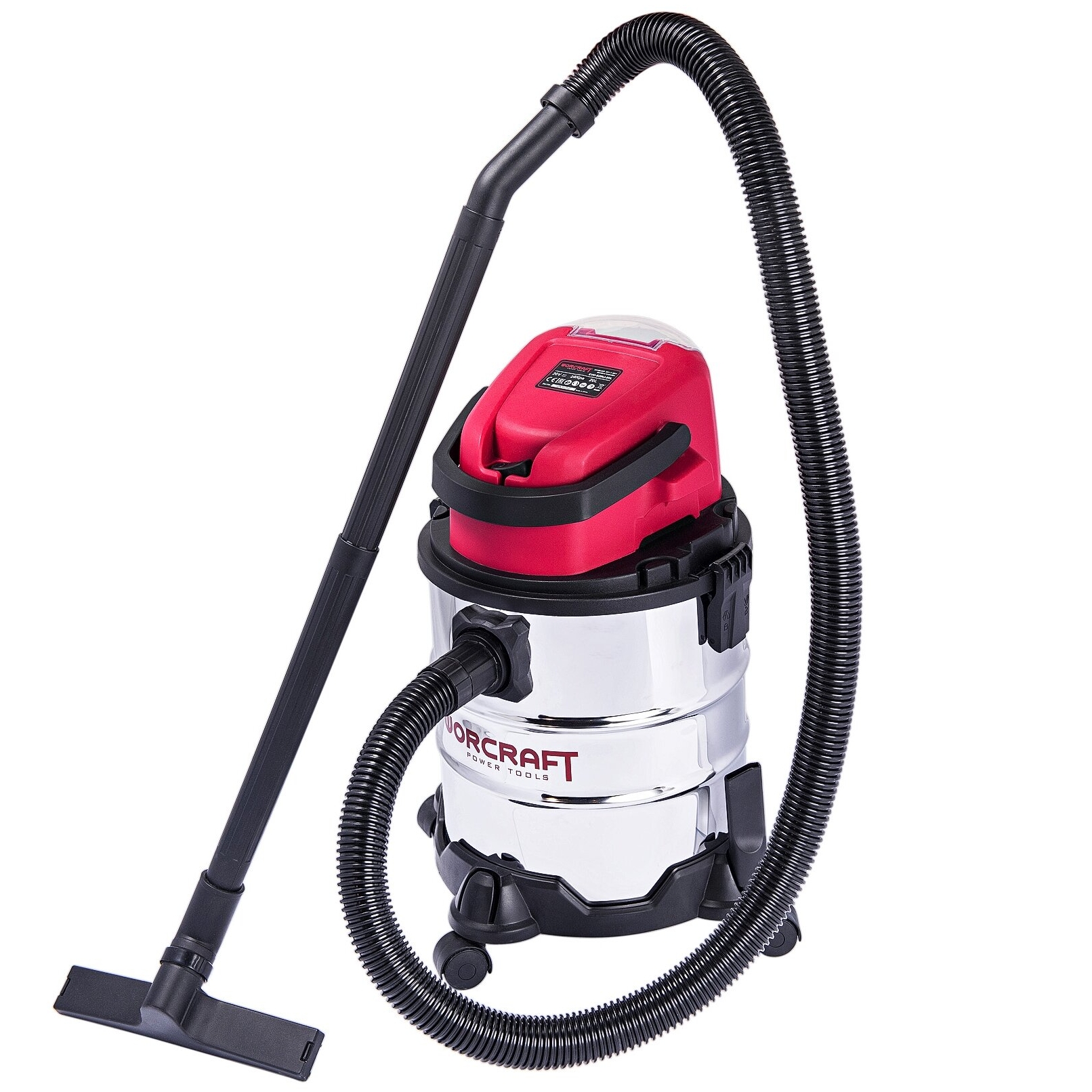 Akumuliatorinis dulkių siurblys 20l (sauso/drėgno valymo) 20V LI-ION (CVCS20LI20L)