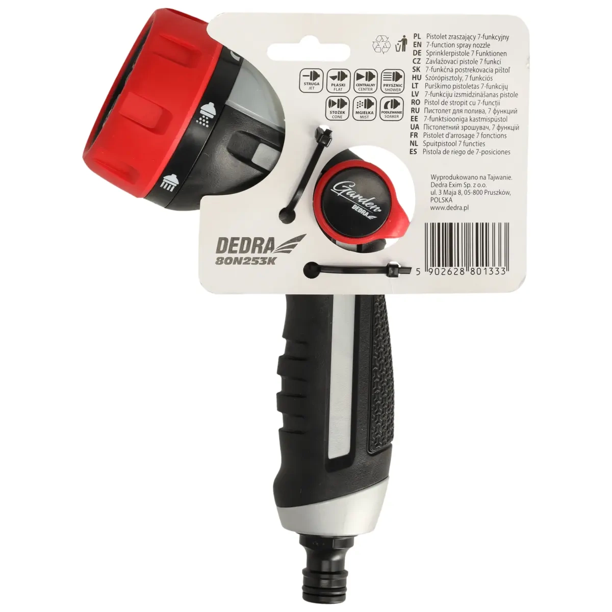 Purškimo pistoletas 7-funkciju ULTRA LIGHT THUMB CONTROL