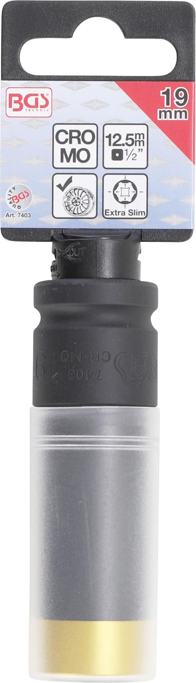 Protective Impact Socket | Ultra Slim | 12.5 mm (1/2") drive | 19 mm (7403)