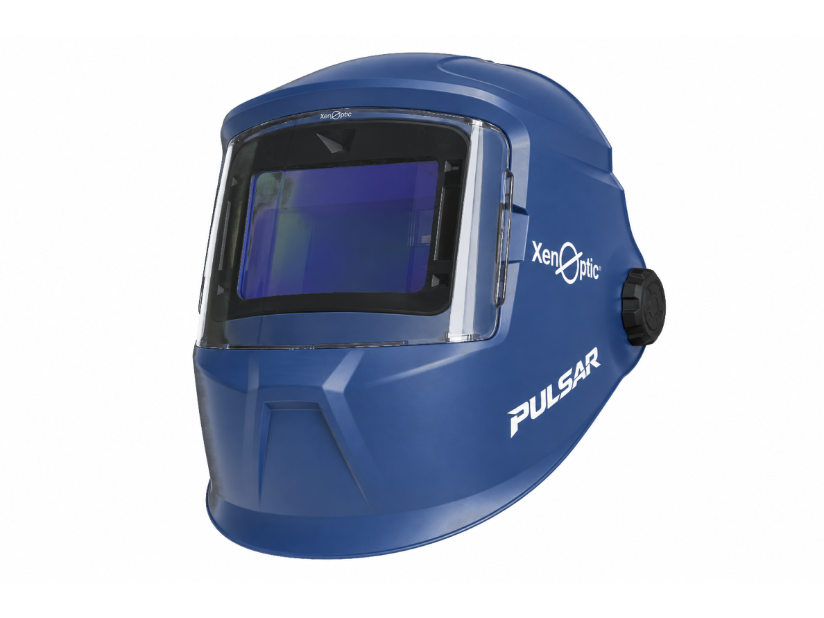 Suvirinimo skydelis su True Color XENOPTIC PULSAR, komplektacija Ironworker su adapteriu statybiniam šalmui (XE6002.IW)