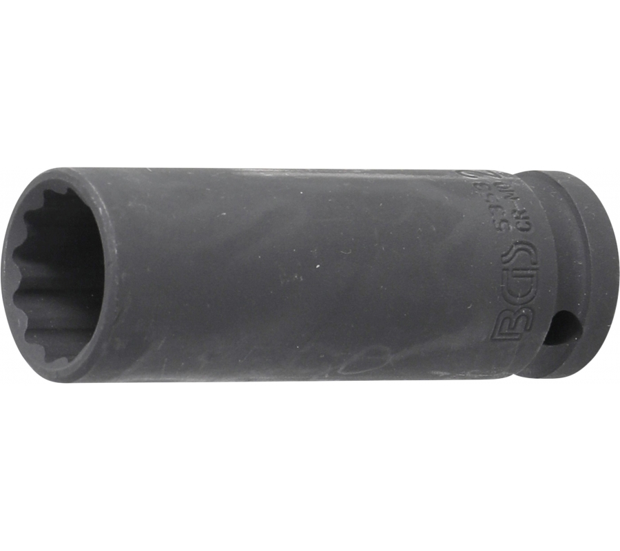 Galvutė ilga smūginė plonasienė 12 kampų | 12,5 mm (1/2") | 21 mm (5353)