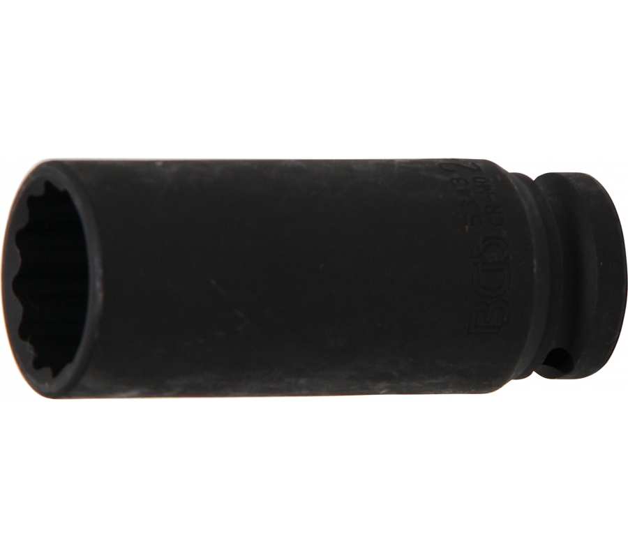 Galvutė ilga smūginė plonasienė 12 kampų | 12,5 mm (1/2") | 24 mm (5343)