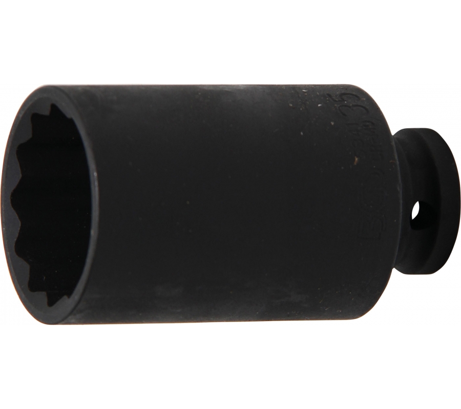Galvutė ilga smūginė plonasienė 12 kampų | 12,5 mm (1/2") | 35 mm (5341)