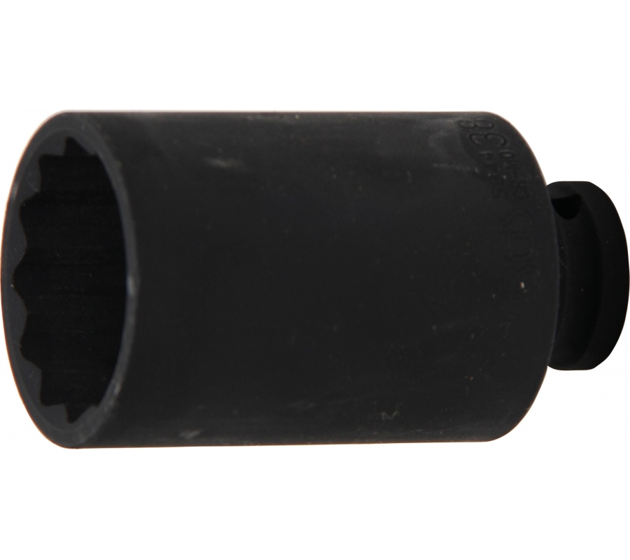 Galvutė ilga smūginė plonasienė 12 kampų | 12,5 mm (1/2") | 38 mm (5344)