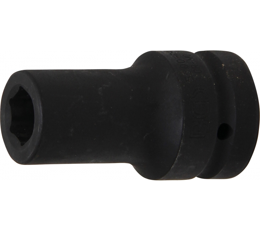 Impact Socket, Hexagon, deep | 25 mm (1") drive | 19 mm (5500-19)