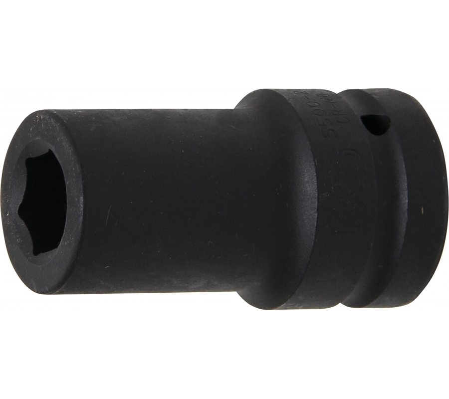 Impact Socket, Hexagon, deep | 25 mm (1") drive | 21 mm (5500-21)