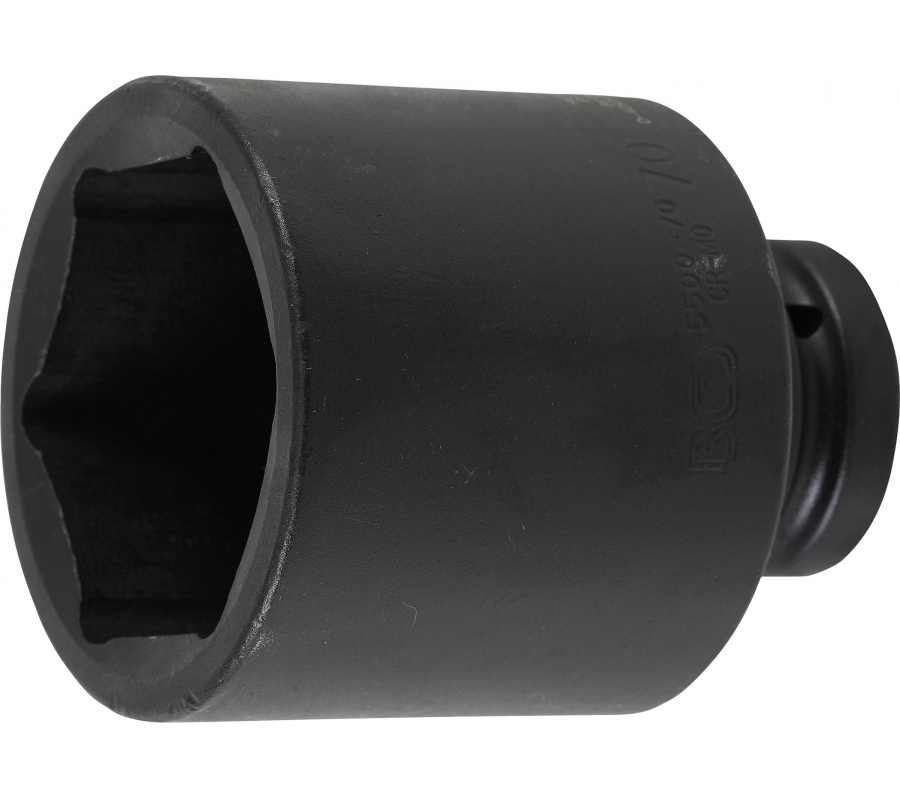 Impact Socket, Hexagon, deep | 25 mm (1") drive | 70 mm (5500-70)