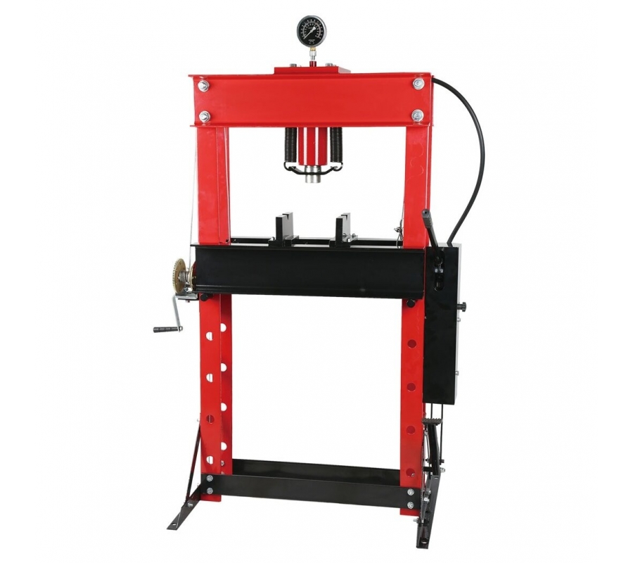 Hydraulic shop press with gauge 40t (foot pump) (TL0500F5)