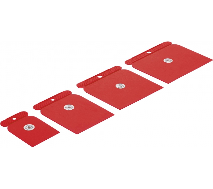 Japan Scraper Set | plastic | 50/80/100/120 mm | 4 pcs. (1634)