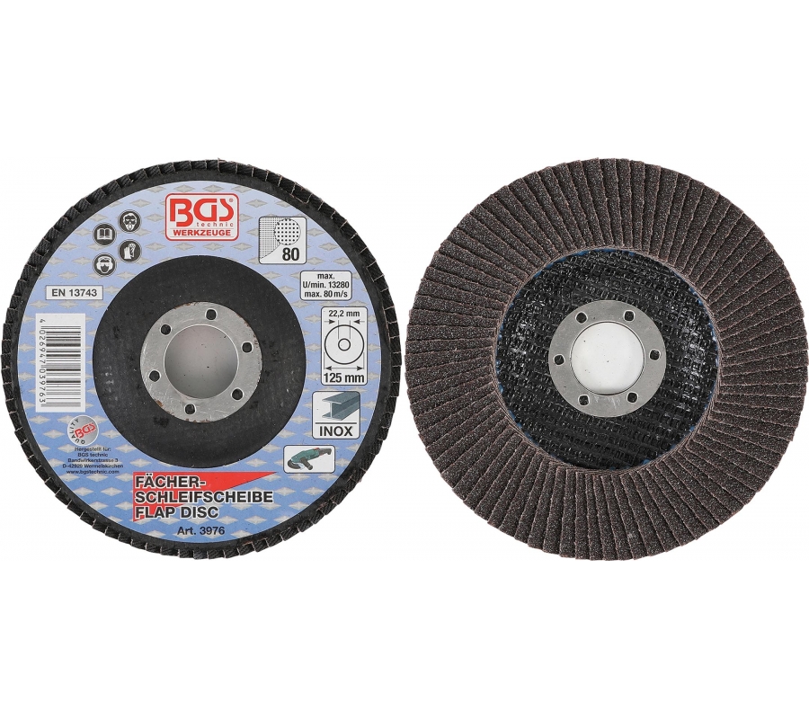 Flap Disc | Ø 125 mm | K 80 (3976)