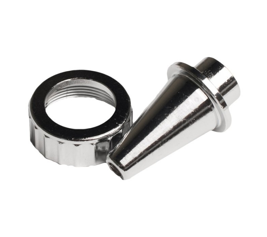 Metal sandblaster nozzle and clamping ring (SB01AN)