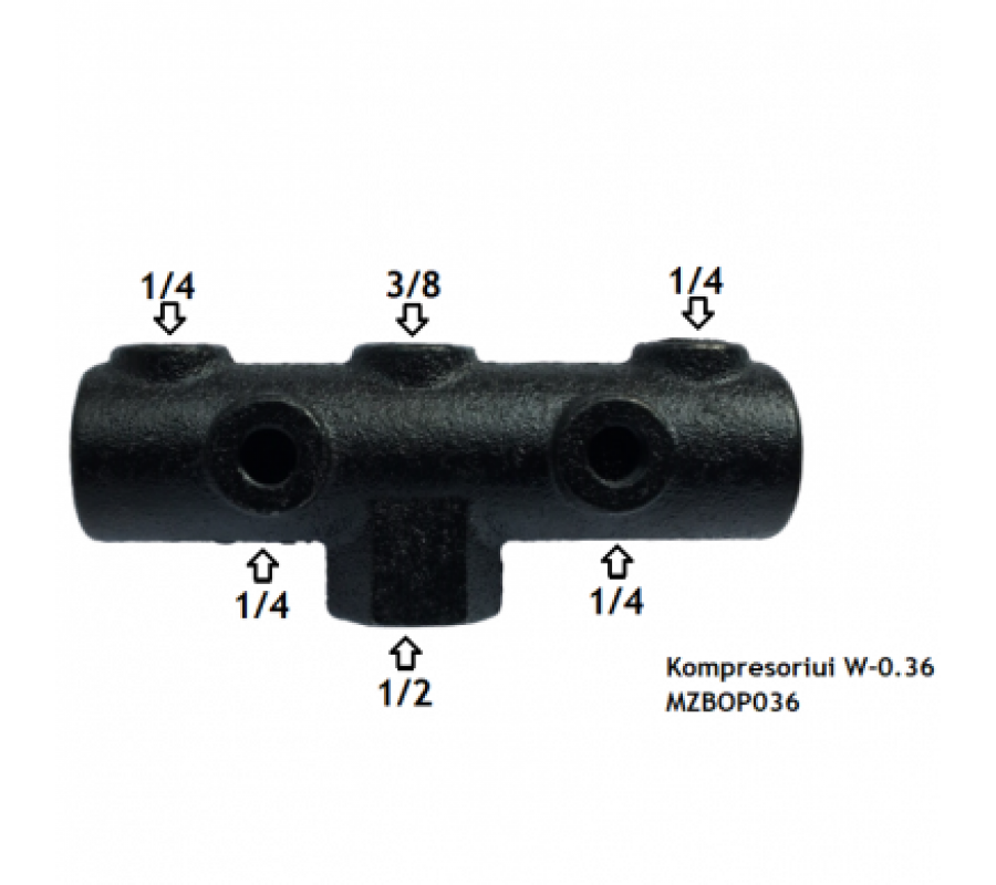 Bracket. Spare part - For compressor W-0.36(MZBOP036)
