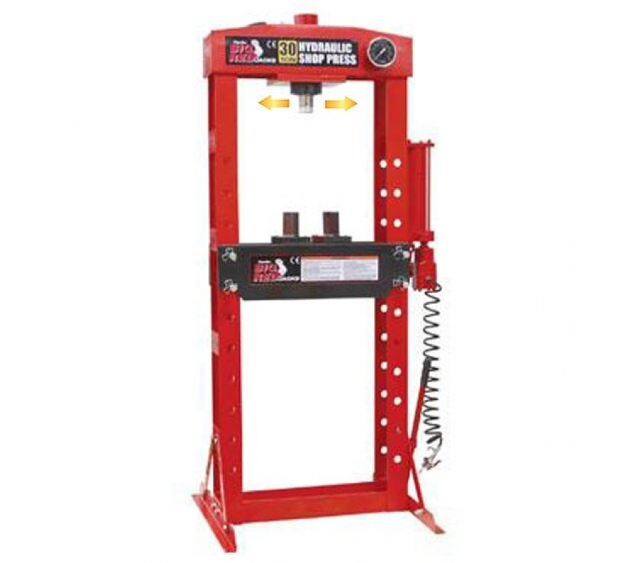 Pneumatinis / hidraulinis presas su manometru 30t (TY30021)