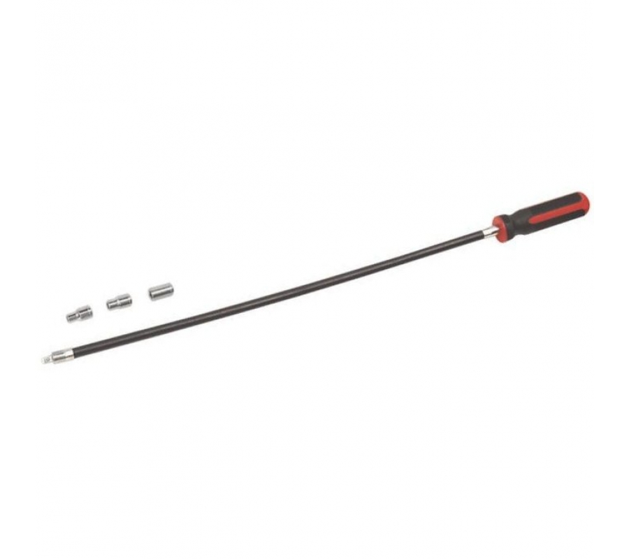 Long reach flexible hose clip nut driver set 4pcs. (AT1173)