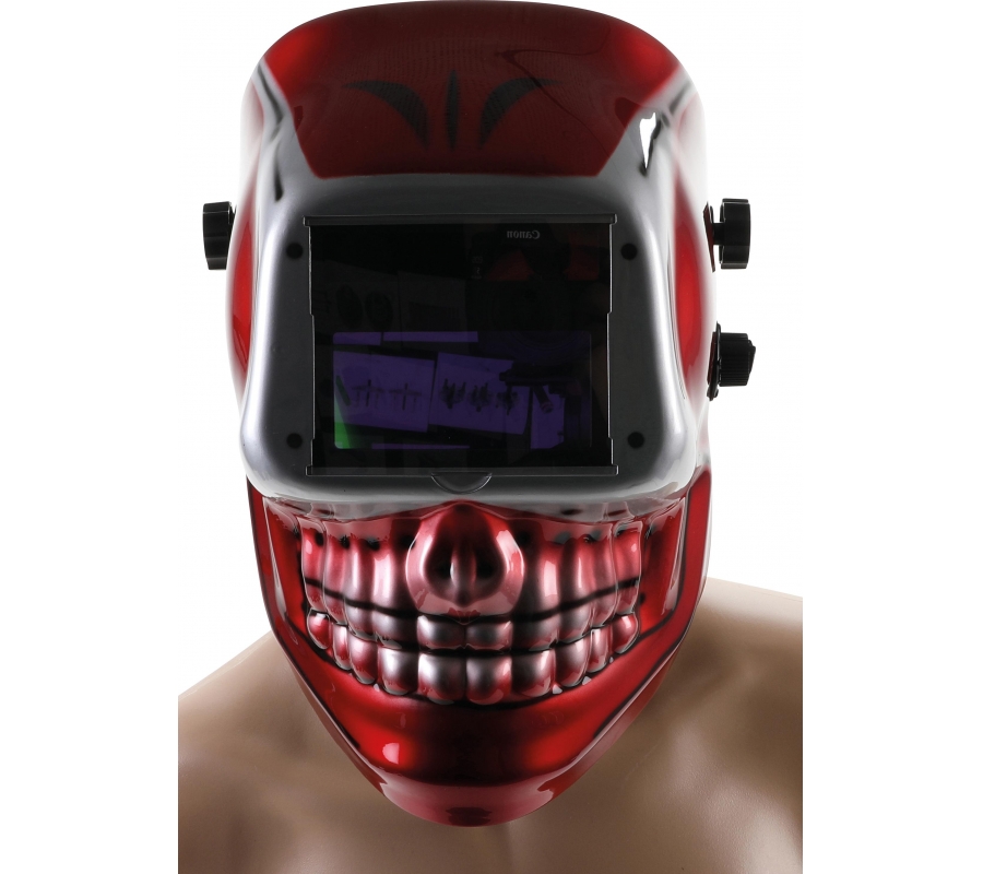 Suvirinimo šalmas "SKULL" | automatinis tamsėjimas (8858)