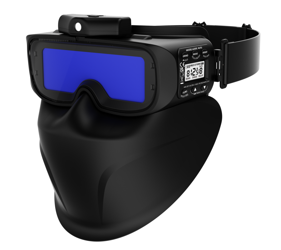 Suvirintojo akiniai su automatiniu filtru ir veido apsauga ALT3 (ALT3G20XLWEL)