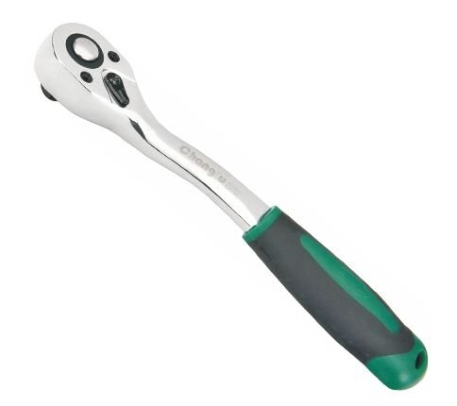 1/2" Dr. Quick-release ratchet curved, L=260mm 72 teeth (CL305601)