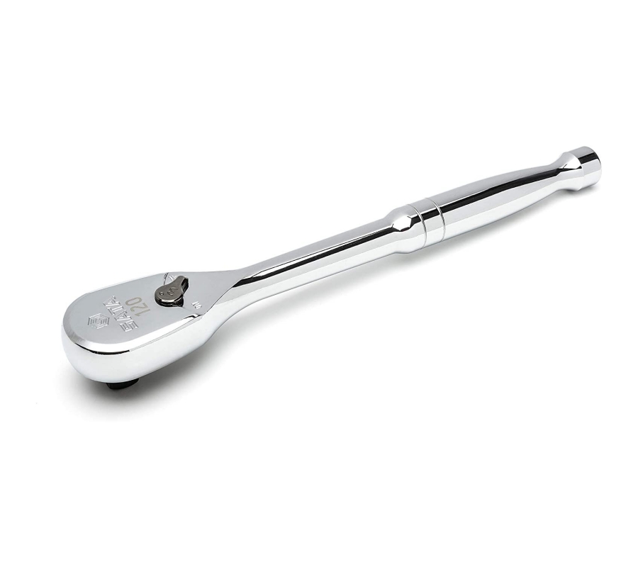 1/2" Dr. Quick-release ratchet (oval head, metal handle), 60 teeth 120P (ST13974)