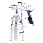 Краскораспылитель с метал. бачком HVLP 1000ml Ø1.4mm (80901)