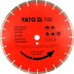 Deimantinis pjovimo diskas betonui, klinkeriui 300x25.4 mm (YT-5953)