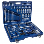 1/4" + 3/8" + 1/2" Dr. Socket wrench set 218pcs. (KR218MDA)