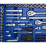 1/4" + 3/8" + 1/2" Dr. Socket wrench set 218pcs. (KR218MDA)