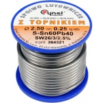 Lydmetalio viela Ø 2,50mm. 250g su fliusu (76823)