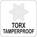 L tipo atsuktuvas TORX  su rankena T8 (YT-05601)