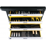 Įrankių spintelė | 177 įrankiai | 6 stalčiai (58540)